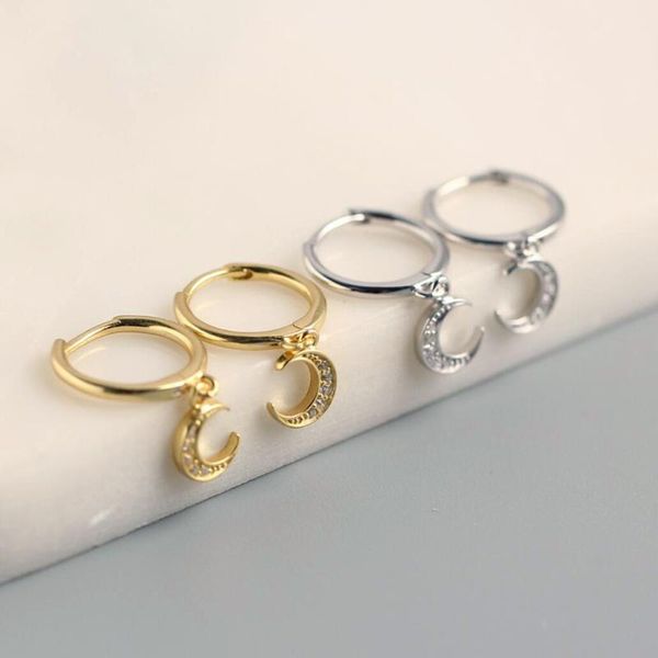 hoop & huggie moon cz hoops 925 sterling silver 8.8mm endless earrings a1243, Golden;silver
hoop & huggie moon cz hoops 925 sterling silver 8.8mm endless earrings a1243, Golden;silver