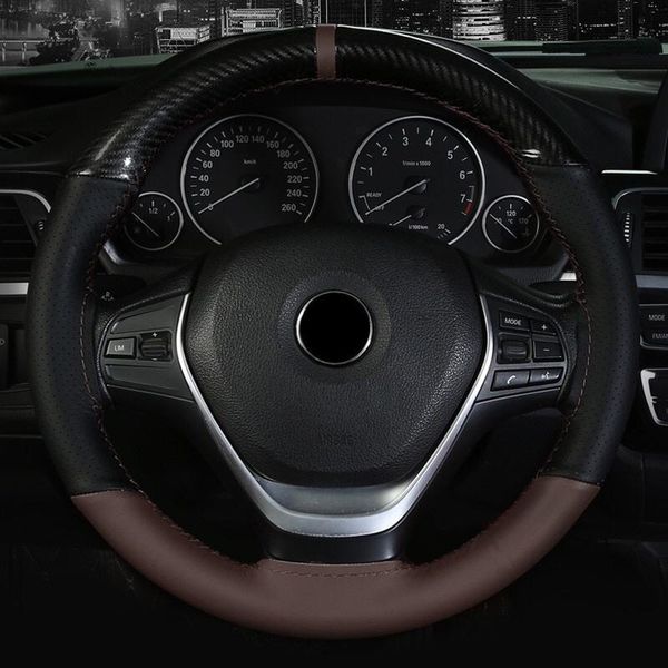 steering wheel covers car cover 38cm universal crystal carbon fiber + microfiber leather with needle and thread
steering wheel covers car cover 38cm universal crystal carbon fiber + microfiber leather with needle and thread