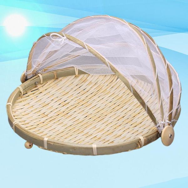 storage baskets 1pc hand woven bug proof basket fruit vegetable bread cover bamboo with gauze picnic (khaki siz
storage baskets 1pc hand woven bug proof basket fruit vegetable bread cover bamboo with gauze picnic (khaki siz