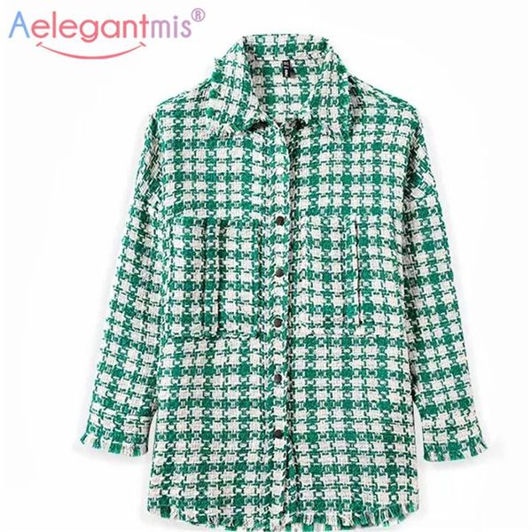 women's jackets aelegantmis vintage pockets oversized plaid tweed jacket women fashion lapel collar coat female loose outerwear korea 2, Black;brown
women's jackets aelegantmis vintage pockets oversized plaid tweed jacket women fashion lapel collar coat female loose outerwear korea 2, Black;brown