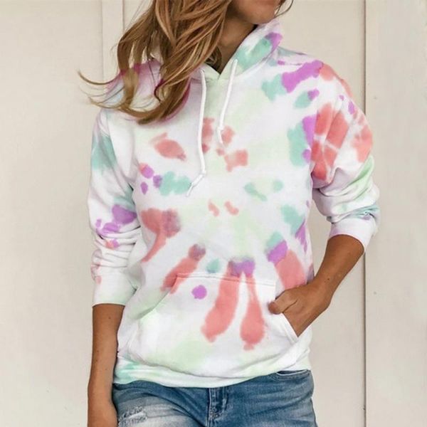 women's hoodies & sweatshirts 2021 autumn women drawstring hooded sweatshirt tie dye print long sleeve ladies pullover sweatershirt pl, Black
women's hoodies & sweatshirts 2021 autumn women drawstring hooded sweatshirt tie dye print long sleeve ladies pullover sweatershirt pl, Black