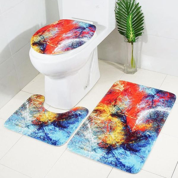 bath mats 3 pcs european style printed pattern toilet cover foot pad non-slip absorbent bathroom door mat rug carpet
bath mats 3 pcs european style printed pattern toilet cover foot pad non-slip absorbent bathroom door mat rug carpet