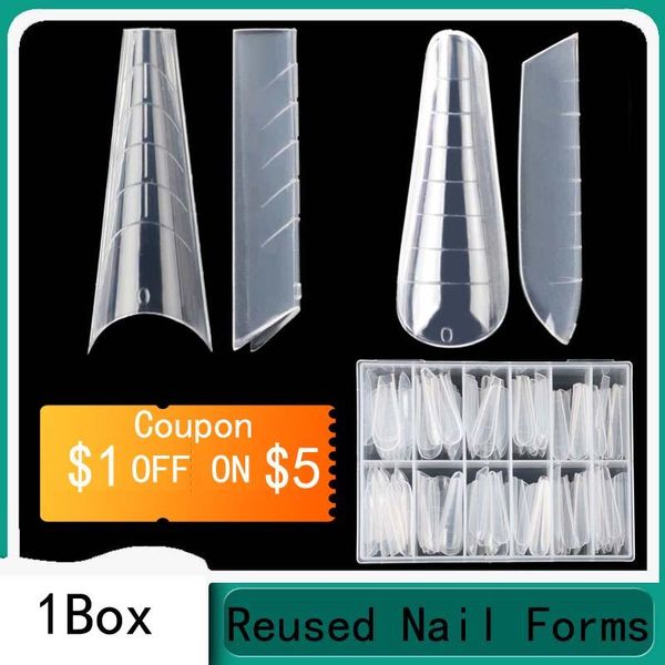 false nails 1 box upper forms reusable mold for quick building fake nail art uv builder french dual form manicure tools, Red;gold
false nails 1 box upper forms reusable mold for quick building fake nail art uv builder french dual form manicure tools, Red;gold
