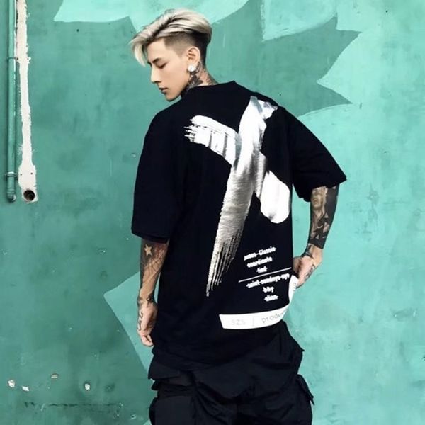 men's t-shirts summer painted cross banner stamping sier half sleeve t-shirt men and women lovers fifty sleeves tie vuk5, White;black
men's t-shirts summer painted cross banner stamping sier half sleeve t-shirt men and women lovers fifty sleeves tie vuk5, White;black