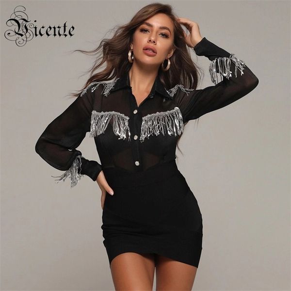 trendy silver sequins tassels design lantern sleeves celebrity party club bandage bodysuit 210520, Black;white
trendy silver sequins tassels design lantern sleeves celebrity party club bandage bodysuit 210520, Black;white