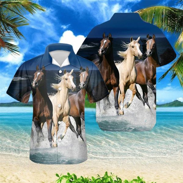 men's casual shirts short sleeve hawaiian blouse 2021 fashion 3d horse printed man button clothing plus size camisas para hombre, White;black
men's casual shirts short sleeve hawaiian blouse 2021 fashion 3d horse printed man button clothing plus size camisas para hombre, White;black