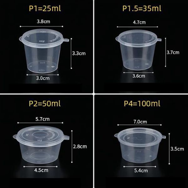 2000pcs food dispensers p1 25ml 1oz leak proof plastic condiment souffle container with lids portion cup for sauces samples slime jello ssto
2000pcs food dispensers p1 25ml 1oz leak proof plastic condiment souffle container with lids portion cup for sauces samples slime jello ssto