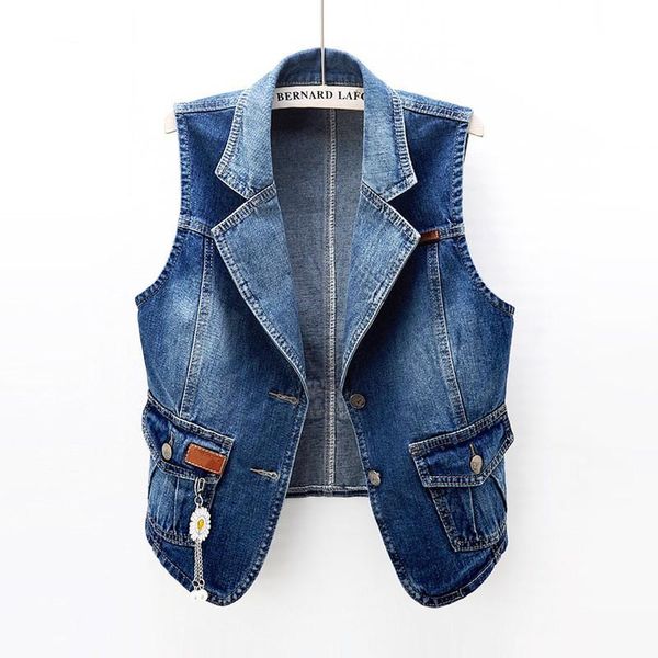 women's vests 2021 summer korean denim vest women waistcoat big size casual short sleeveless jacket vintage dark blue slim jeans female, Black;white
women's vests 2021 summer korean denim vest women waistcoat big size casual short sleeveless jacket vintage dark blue slim jeans female, Black;white