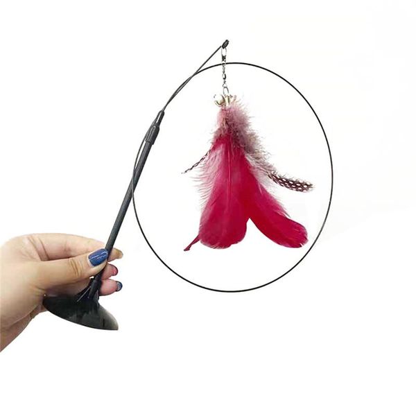 cat toys teaser toy funny kitten teasing wand with suction cup & bell fake feather interactive
cat toys teaser toy funny kitten teasing wand with suction cup & bell fake feather interactive