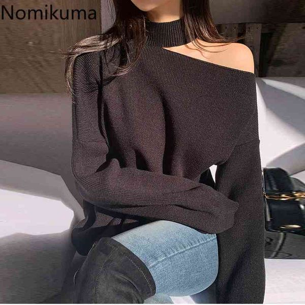 nomikuma pull femme autumn sweater women solid color casual fashion long sleeve pullover jumpers knitted ladies 3d600 210514, White;black
nomikuma pull femme autumn sweater women solid color casual fashion long sleeve pullover jumpers knitted ladies 3d600 210514, White;black