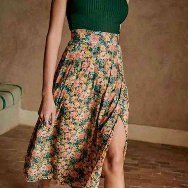 skirts elegant floral print women side split flowing hem bow chic dignified casual dreamy vintage jupe longue femme 0szx, Black
skirts elegant floral print women side split flowing hem bow chic dignified casual dreamy vintage jupe longue femme 0szx, Black