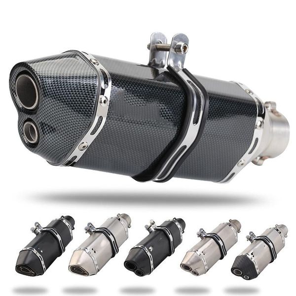 motorcycle exhaust system 51mm universal modified muffler pipe scooter bike dirt motocross for mt07 r1 er6n cbr250r
motorcycle exhaust system 51mm universal modified muffler pipe scooter bike dirt motocross for mt07 r1 er6n cbr250r