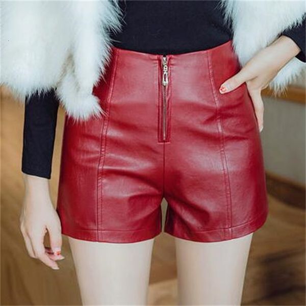 women's shorts autumn winter female slim casual leather loose high waist women pu zipper skinny cool df342 awks, White;black
women's shorts autumn winter female slim casual leather loose high waist women pu zipper skinny cool df342 awks, White;black