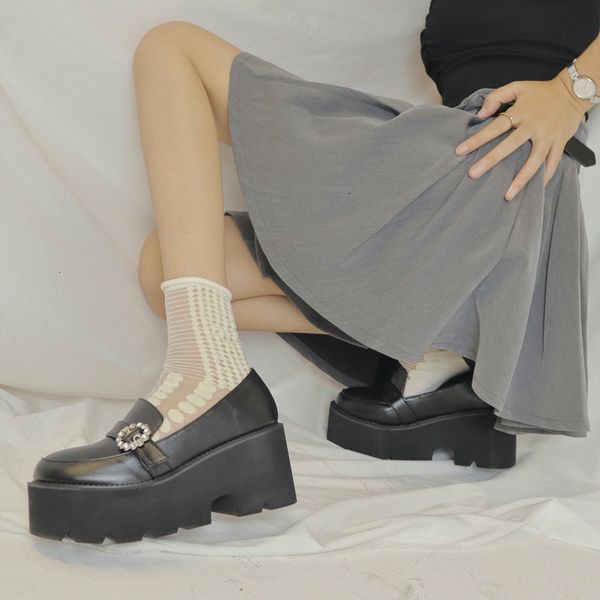 dress shoes boussac chunky heel platform loafers black punk vintage mary janes rhinestone buckle high heels women l992
dress shoes boussac chunky heel platform loafers black punk vintage mary janes rhinestone buckle high heels women l992