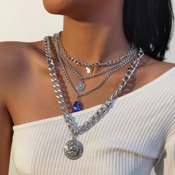 4pcs personality exaggerated clavicle butterfly retro simple female necklaces for women trendy sweet necklace jewelry gifts pendant, Silver
4pcs personality exaggerated clavicle butterfly retro simple female necklaces for women trendy sweet necklace jewelry gifts pendant, Silver