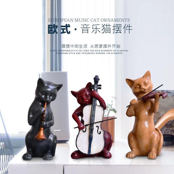 decorative objects & figurines cute cat music team tabletrinket european style indoor bedroom study decoration children's gift
decorative objects & figurines cute cat music team tabletrinket european style indoor bedroom study decoration children's gift