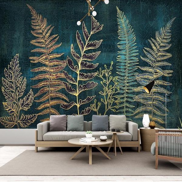 wallpapers custom 3d wallpaper poster modern relief golden line plant leaves mural living room tv sofa home decor background wall cloth
wallpapers custom 3d wallpaper poster modern relief golden line plant leaves mural living room tv sofa home decor background wall cloth