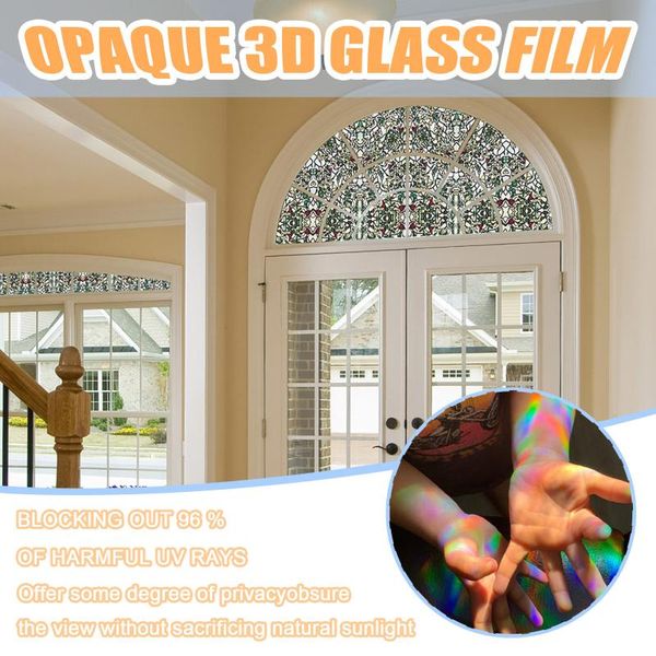 3d rainbow effect window films privacy decorative film anti-uv non-adhesive static cling glass sticker for home kitchen office stickers
3d rainbow effect window films privacy decorative film anti-uv non-adhesive static cling glass sticker for home kitchen office stickers