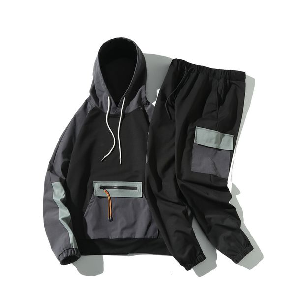 men's jackets streetwear hip hop 2 pieces set mens tracksuit casual pockets suits loose hooded sweatshirts men jacket+pants sets clothi, Black;brown
men's jackets streetwear hip hop 2 pieces set mens tracksuit casual pockets suits loose hooded sweatshirts men jacket+pants sets clothi, Black;brown