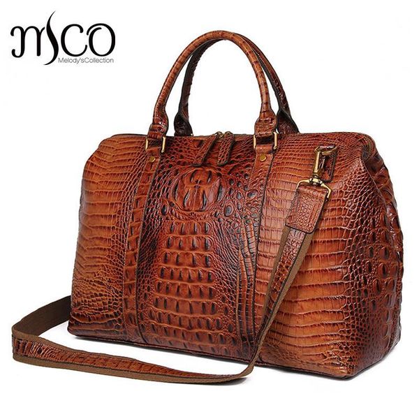 duffel bags high fashion men women leather travel duffle bag layer cowhide handbag lapfemale business alligator pattern
duffel bags high fashion men women leather travel duffle bag layer cowhide handbag lapfemale business alligator pattern