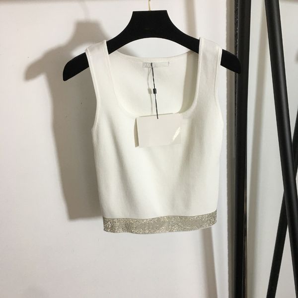 women's tanks knitting hem ironed drill letter square collar slim knit vest letter fitness bra t shirt sling, White
women's tanks knitting hem ironed drill letter square collar slim knit vest letter fitness bra t shirt sling, White