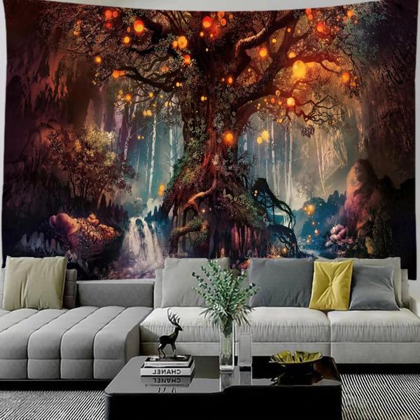 tapestries forest castle tapestry mandala wall hanging boho decor macrame hippie witchcraft
tapestries forest castle tapestry mandala wall hanging boho decor macrame hippie witchcraft