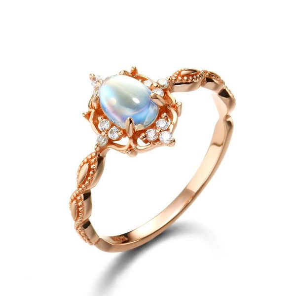 cluster rings exquisite trendy for women silver 925 jewelry oval moonstone small bead petite ring wedding bands fine lady gifts, Golden;silver 
cluster rings exquisite trendy for women silver 925 jewelry oval moonstone small bead petite ring wedding bands fine lady gifts, Golden;silver