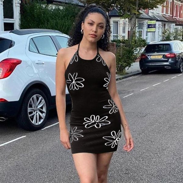 casual dresses floral print backless summer for women plus size halter sleeveless dress skinny o-neck mini, Black;gray
casual dresses floral print backless summer for women plus size halter sleeveless dress skinny o-neck mini, Black;gray
