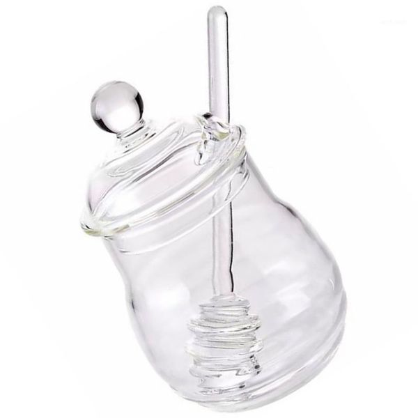 storage bottles & jars 1 set honey jar with dipper plastic pot lid dispenser 
storage bottles & jars 1 set honey jar with dipper plastic pot lid dispenser