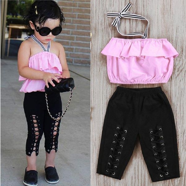 pudcoco girl set 1y-6y fashion girls kids toddler halter elastic pants 2pcs outfits clothes clothing sets, White
pudcoco girl set 1y-6y fashion girls kids toddler halter elastic pants 2pcs outfits clothes clothing sets, White