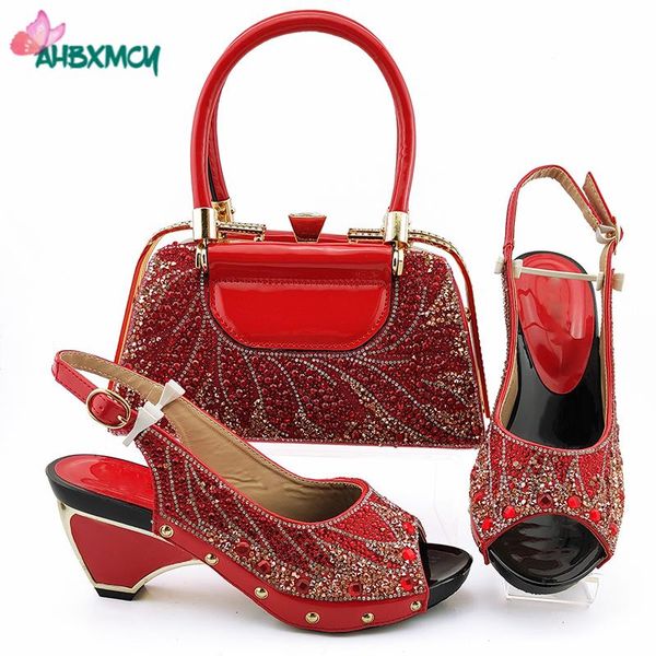 dress shoes red color african design 2021 arrival fashion ladies and bag set decorated with rhinestone for christmas party, Black
dress shoes red color african design 2021 arrival fashion ladies and bag set decorated with rhinestone for christmas party, Black