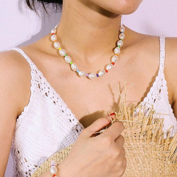 bohemian imitation pearl choker necklace collar/bracelet for women statement colorful bead clavicle chain jewelry chokers, Golden;silver
bohemian imitation pearl choker necklace collar/bracelet for women statement colorful bead clavicle chain jewelry chokers, Golden;silver