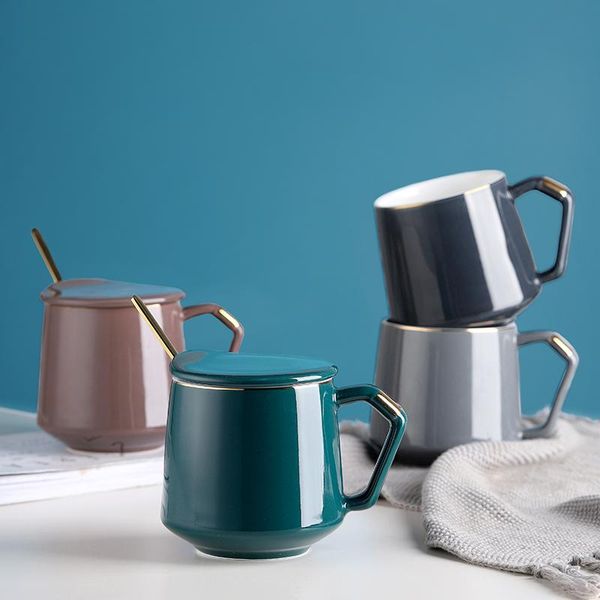 mugs northern european creative ceramic mug with lid spoon simple fashion personality coffee cup drinking gifts for friends
mugs northern european creative ceramic mug with lid spoon simple fashion personality coffee cup drinking gifts for friends