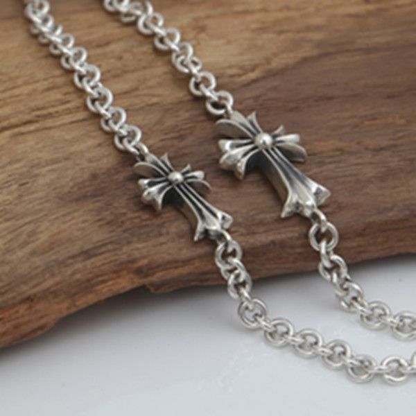 925 sterling silver link chain bracelets with cross charms american european antique handmade vintage designer luxury jewelry accessories gi, Black
925 sterling silver link chain bracelets with cross charms american european antique handmade vintage designer luxury jewelry accessories gi, Black