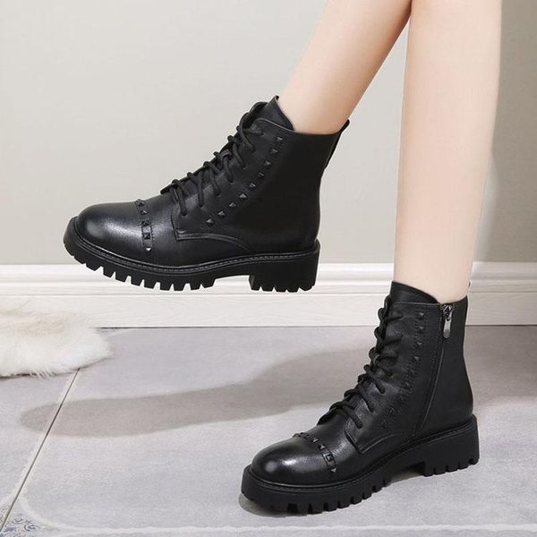 boots ladies winter black leather zipper ankle zapatos de mujer lace up motorcycle thick heel platform shoes for women botas
boots ladies winter black leather zipper ankle zapatos de mujer lace up motorcycle thick heel platform shoes for women botas