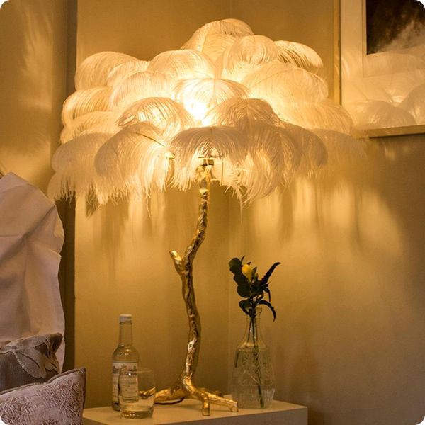 table lamps modern luxury ostrich copper lamp feather light romantic princess bedroom office
table lamps modern luxury ostrich copper lamp feather light romantic princess bedroom office