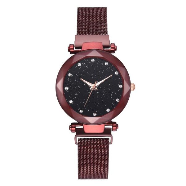 wristwatches luxury rose gold women watch starry sky magnetic mesh band quartz wristwatch diamond watches relogio feminino montre femme 2021, Slivery;brown
wristwatches luxury rose gold women watch starry sky magnetic mesh band quartz wristwatch diamond watches relogio feminino montre femme 2021, Slivery;brown