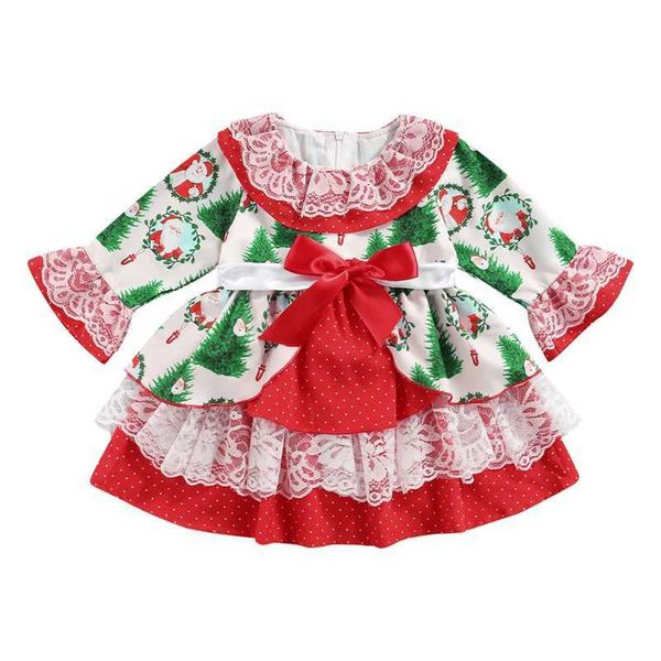 1-6y princess kids girls christmas layered dress santa printed lace long flare sleeve bowknot knee length dress for children g1026, Red;yellow
1-6y princess kids girls christmas layered dress santa printed lace long flare sleeve bowknot knee length dress for children g1026, Red;yellow