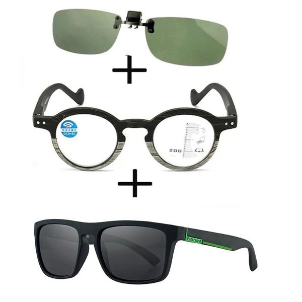 sunglasses 3pcs progressive multifocal far and near reading glasses for men women + squared polarized pilot clip, White;black
sunglasses 3pcs progressive multifocal far and near reading glasses for men women + squared polarized pilot clip, White;black