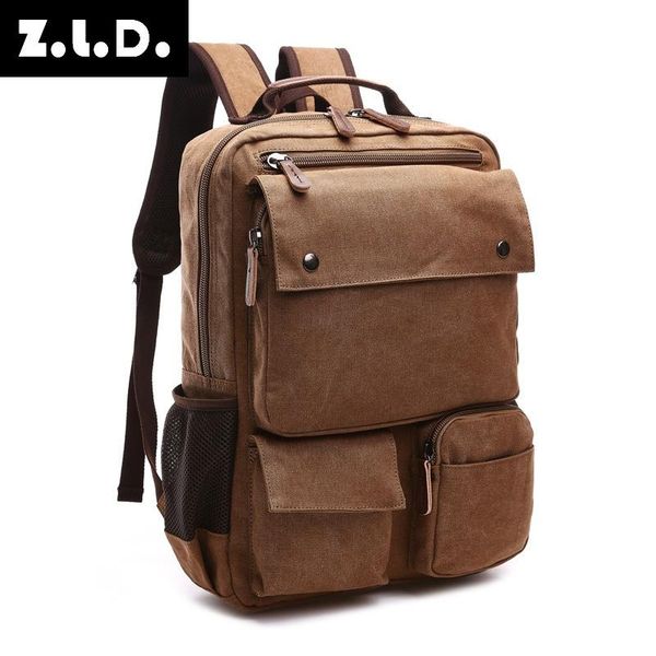 backpack z.l.d. large-capacity canvas bag fashion brand designer men's multi-function ladies travel bolso
backpack z.l.d. large-capacity canvas bag fashion brand designer men's multi-function ladies travel bolso