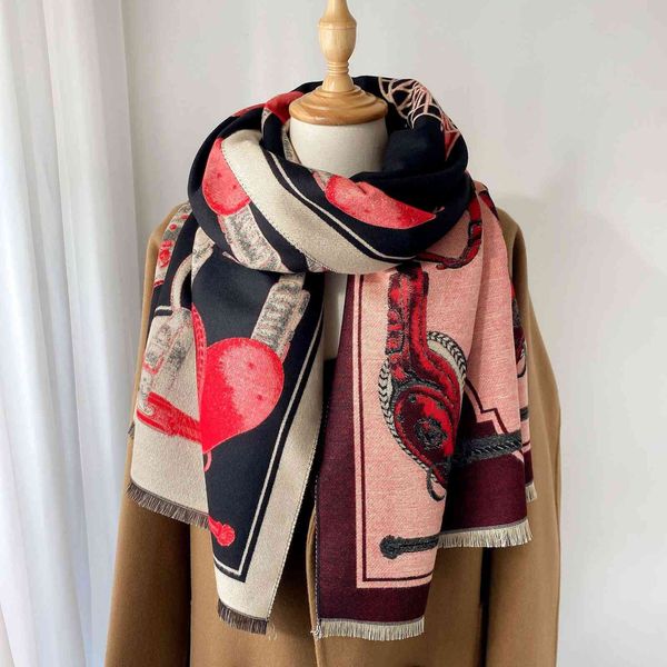 design thickened lengthened imitation cashmere in autumn and women's jacquard short beard tassel warm decorative scarf, Blue;gray
design thickened lengthened imitation cashmere in autumn and women's jacquard short beard tassel warm decorative scarf, Blue;gray