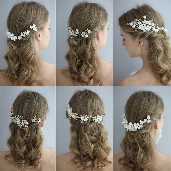 ins sell delicate porcelain flower wedding hair jewelry ceramic floral bridal comb pins handmade women prom headpiece 210616, Slivery;golden
ins sell delicate porcelain flower wedding hair jewelry ceramic floral bridal comb pins handmade women prom headpiece 210616, Slivery;golden
