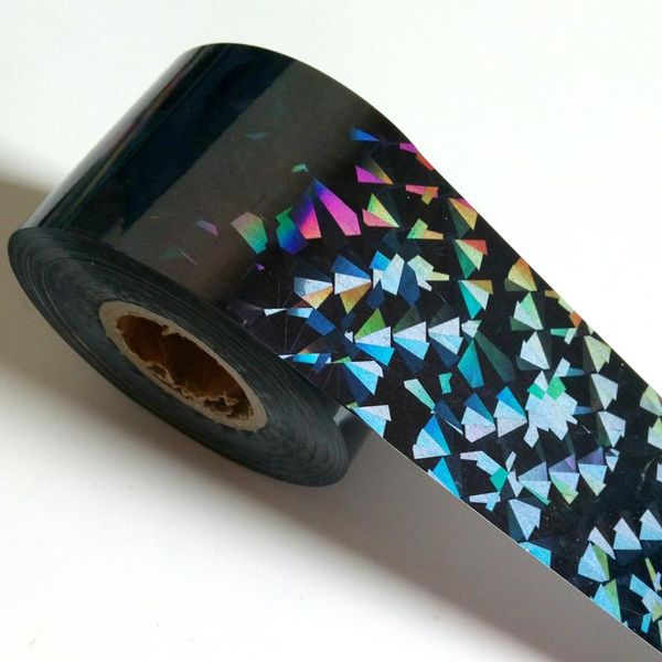 120m/roll holographic nail sticker holo broken glass transfer foil for design full cover decals tip manicure tools stickers, Black
120m/roll holographic nail sticker holo broken glass transfer foil for design full cover decals tip manicure tools stickers, Black