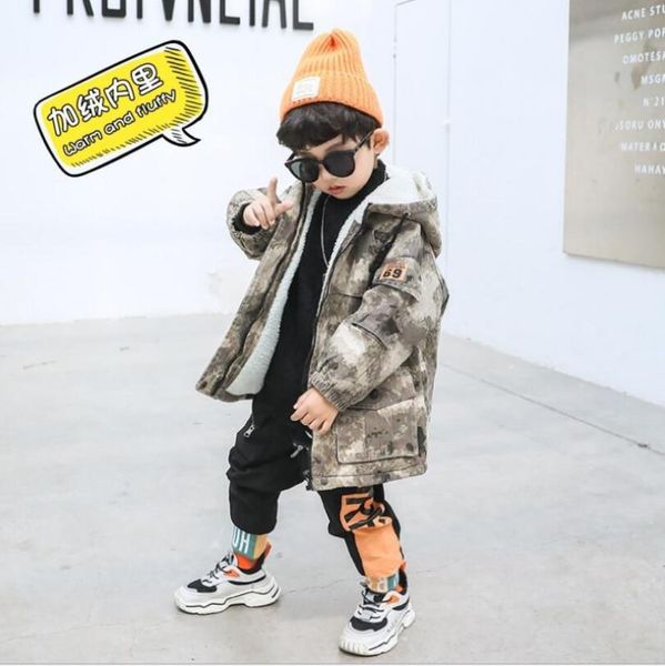 children's down jacket winter boy coat plus velvet thick camouflage windbreaker suitable for 2-9 year old baby cotton, Blue;gray
children's down jacket winter boy coat plus velvet thick camouflage windbreaker suitable for 2-9 year old baby cotton, Blue;gray