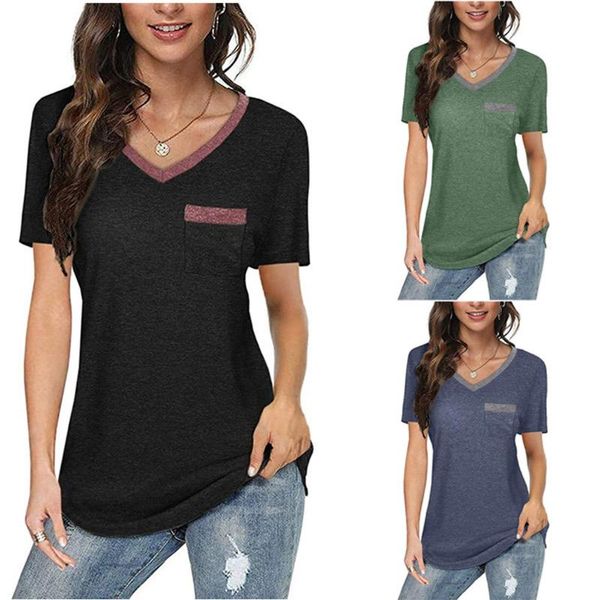 women's t-shirt casual for women short sleeve flared sleeves v-neck solid loose summer clothing camisetas de mujer, White
women's t-shirt casual for women short sleeve flared sleeves v-neck solid loose summer clothing camisetas de mujer, White