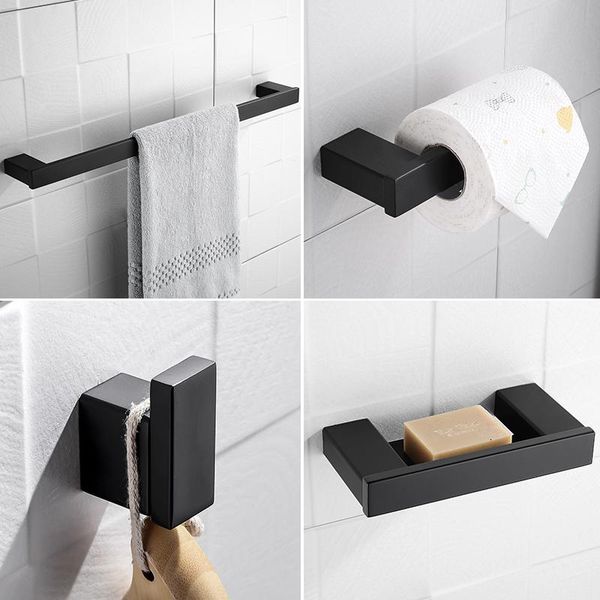 bath accessory set matteblack bathroom accessories stainless steel towel bar soap shelf paper holder robe hook
bath accessory set matteblack bathroom accessories stainless steel towel bar soap shelf paper holder robe hook