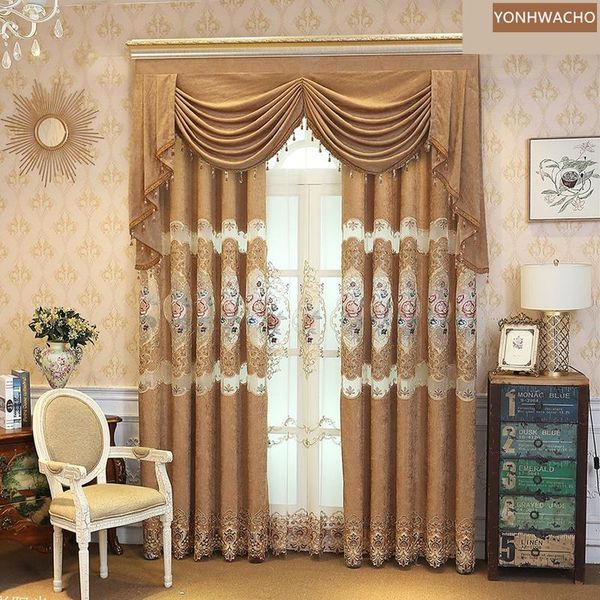 curtain & drapes custom hollow embroidered floor-to-ceiling window chenille coffee cloth blackout valance tulle panel c435
curtain & drapes custom hollow embroidered floor-to-ceiling window chenille coffee cloth blackout valance tulle panel c435