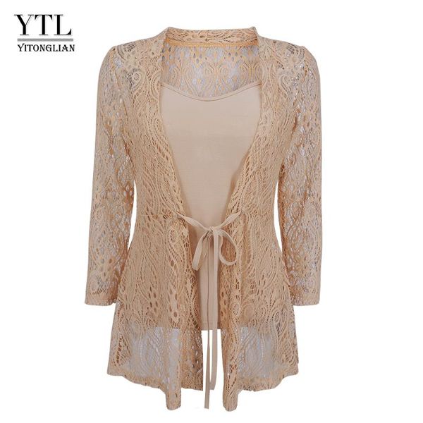 women's blouses & shirts ytl women 2pcs hollow lace elegant tunic blouse for work party plus size long sleeve shirt outwear cami h, White
women's blouses & shirts ytl women 2pcs hollow lace elegant tunic blouse for work party plus size long sleeve shirt outwear cami h, White