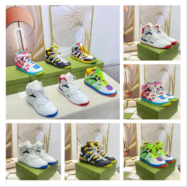 2022 new luxury designer women men shoes basket high-sneakers contrast color ankle mesh thickening sport shoe fashion comfortable size 35-45, Black
2022 new luxury designer women men shoes basket high-sneakers contrast color ankle mesh thickening sport shoe fashion comfortable size 35-45, Black