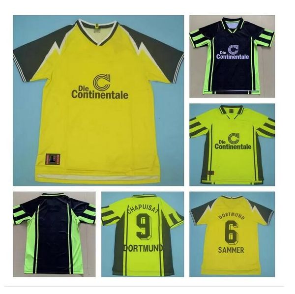 1995 1996 1997 retro soccer jersey home green yellow away black 95 96 97 classic vintage football shirt moller herrlich chapuisat sammer, Black;yellow
1995 1996 1997 retro soccer jersey home green yellow away black 95 96 97 classic vintage football shirt moller herrlich chapuisat sammer, Black;yellow